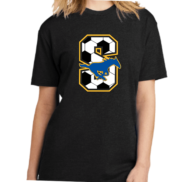 Sahuarita Lady Mustangs Girls Soccer Black T-Shirt